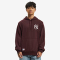 New York Yankees Essentials Hoodie – Maroon