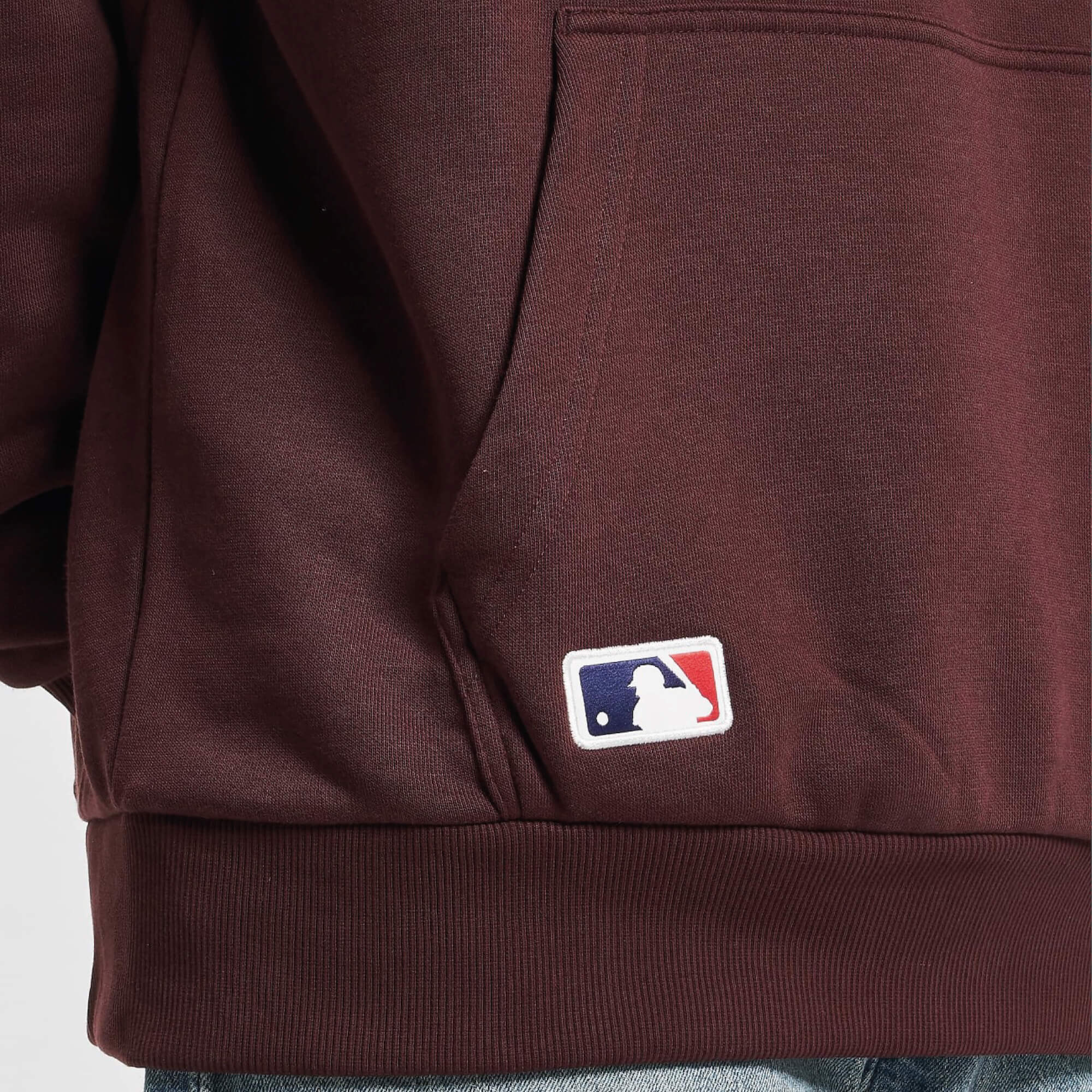 New York Yankees Essentials Hoodie – Maroon