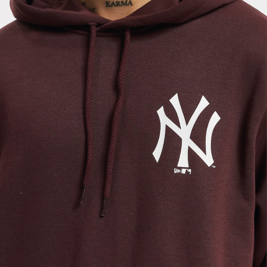 New York Yankees Essentials Hoodie – Maroon
