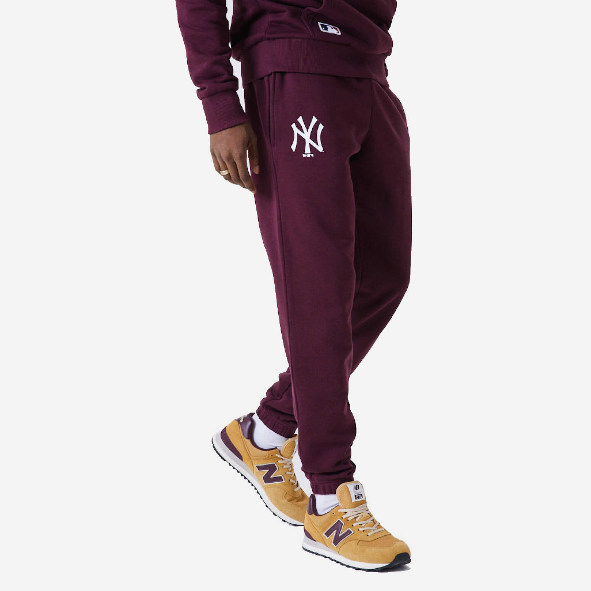 New Era New York Yankees Joggers – Maroon