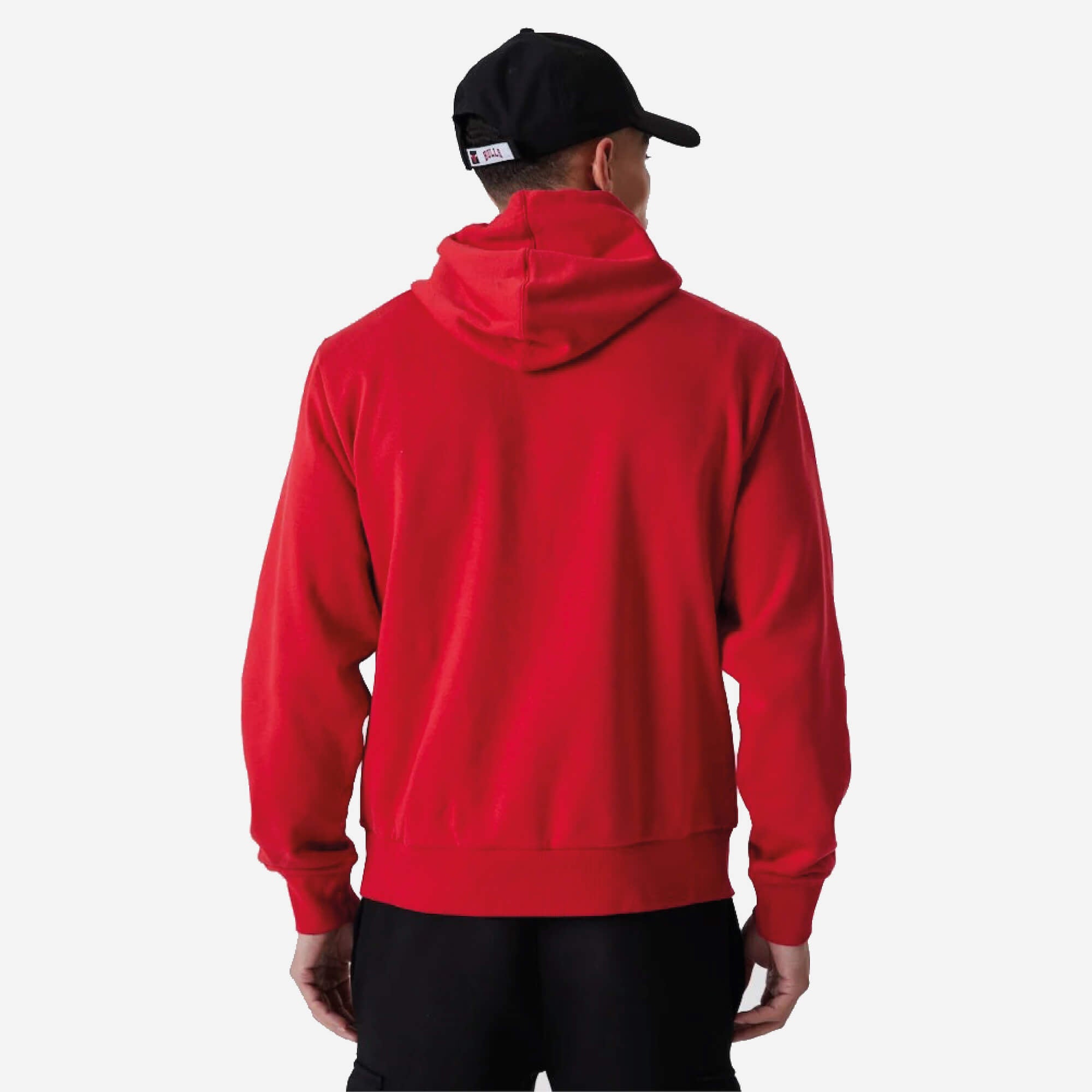 New Era Chicago Bulls NBA Outline Logo Hoodie – Vermelho