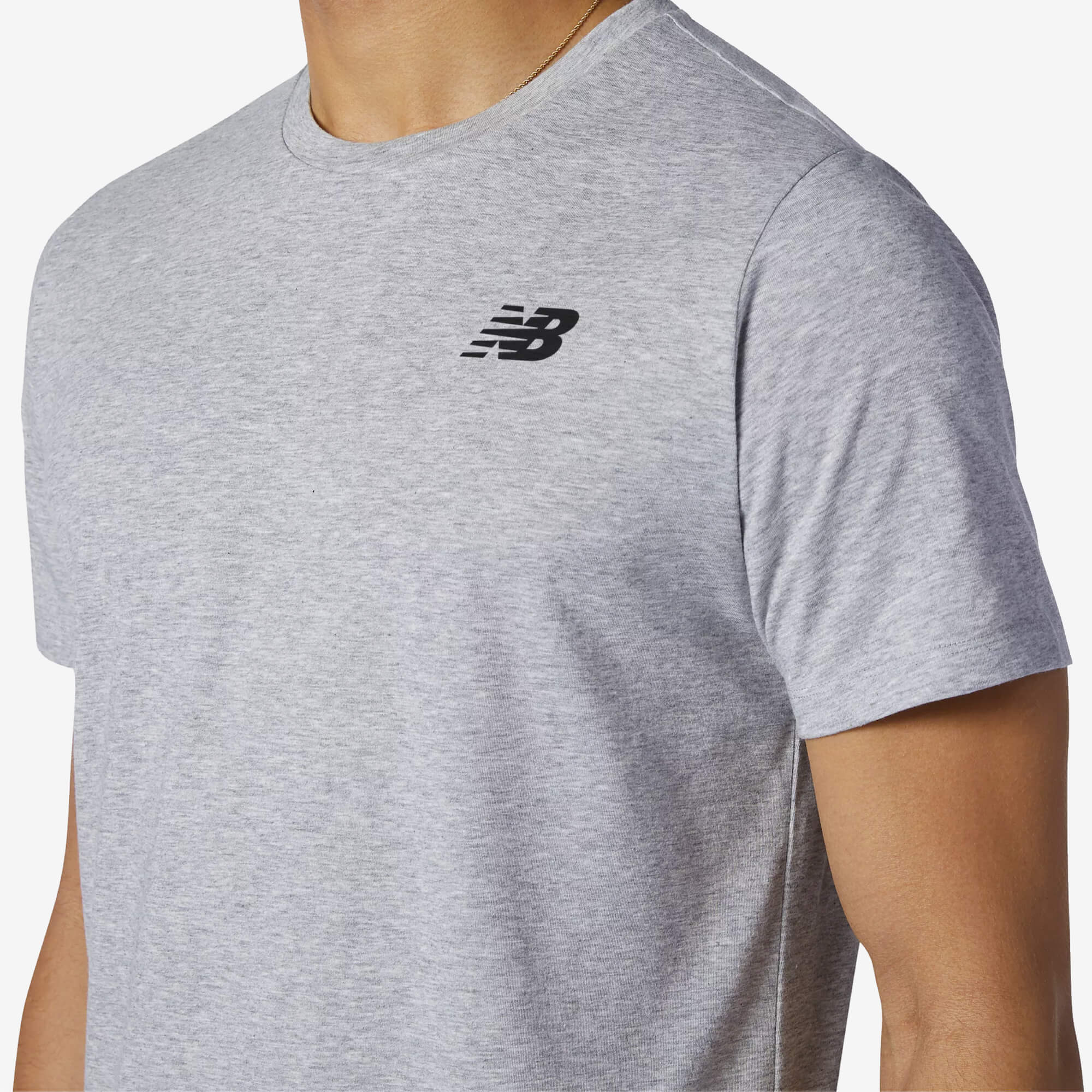 New Balance Heathertech T-Shirt - Cinzento