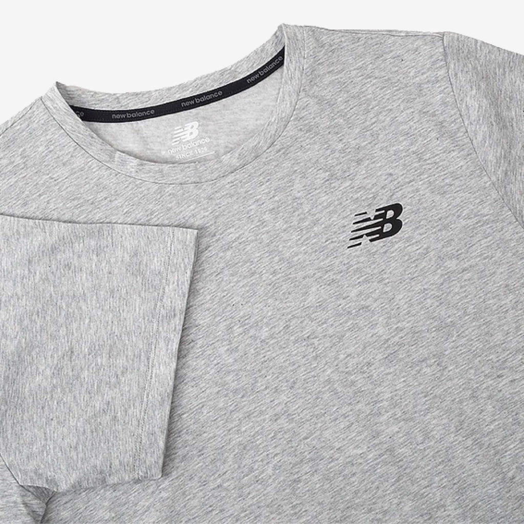New Balance Heathertech T-Shirt - Cinzento