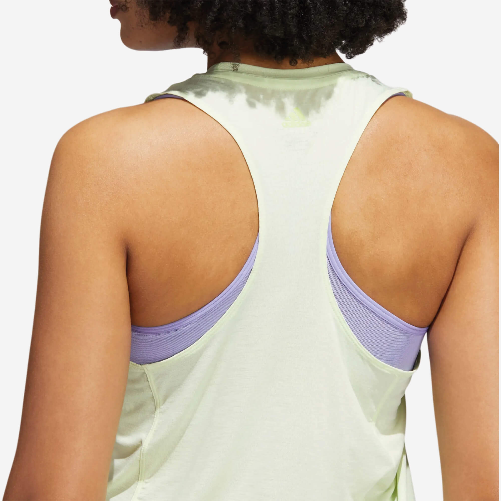 Adidas 3 Bar Logo Tank Top – Verde Lima