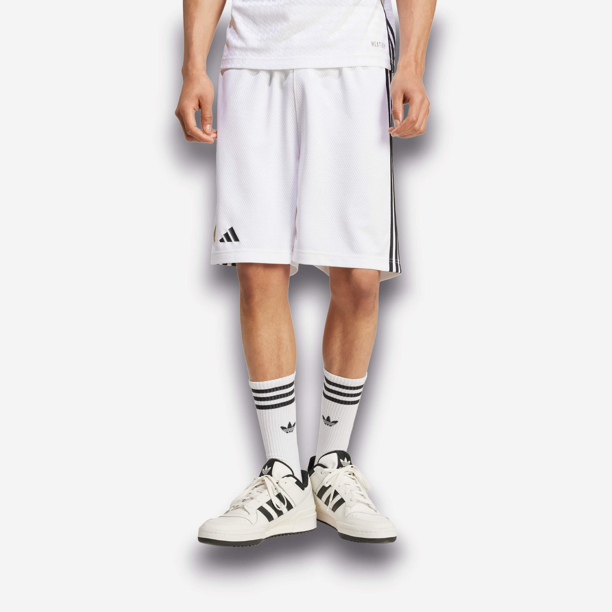 Adidas Calções Basquetebol Real Madrid - Branco
