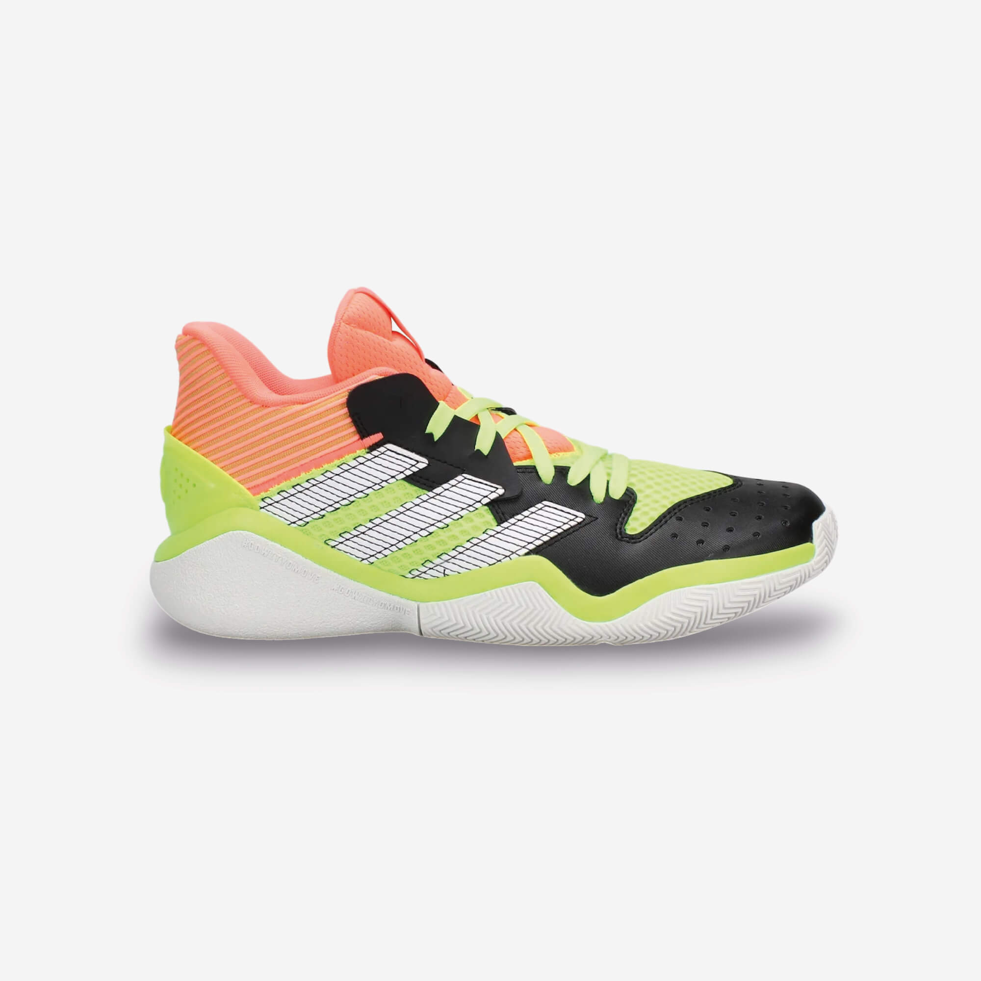 Adidas Júnior Harden Stepback - Preto Coral