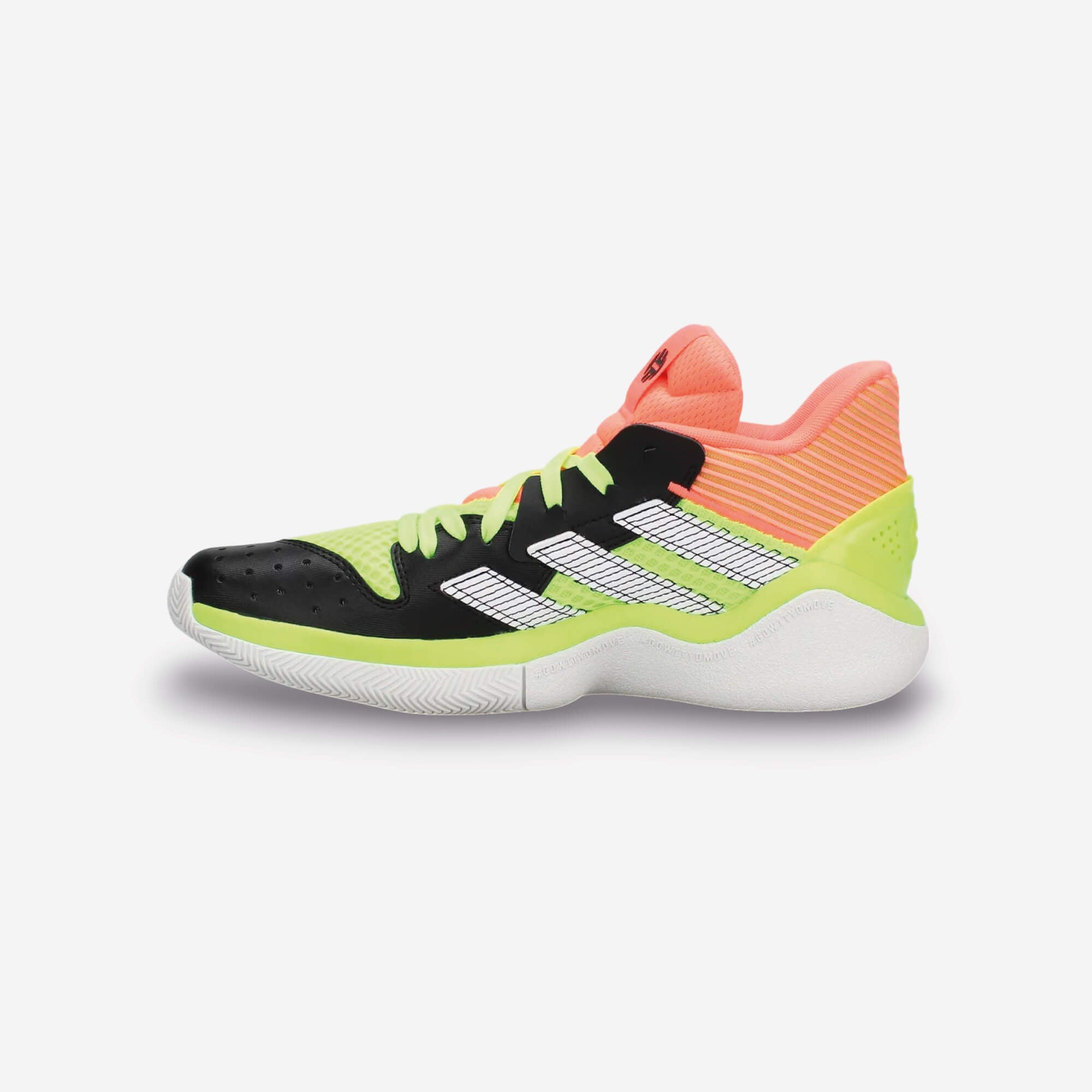 Adidas Júnior Harden Stepback - Preto Coral