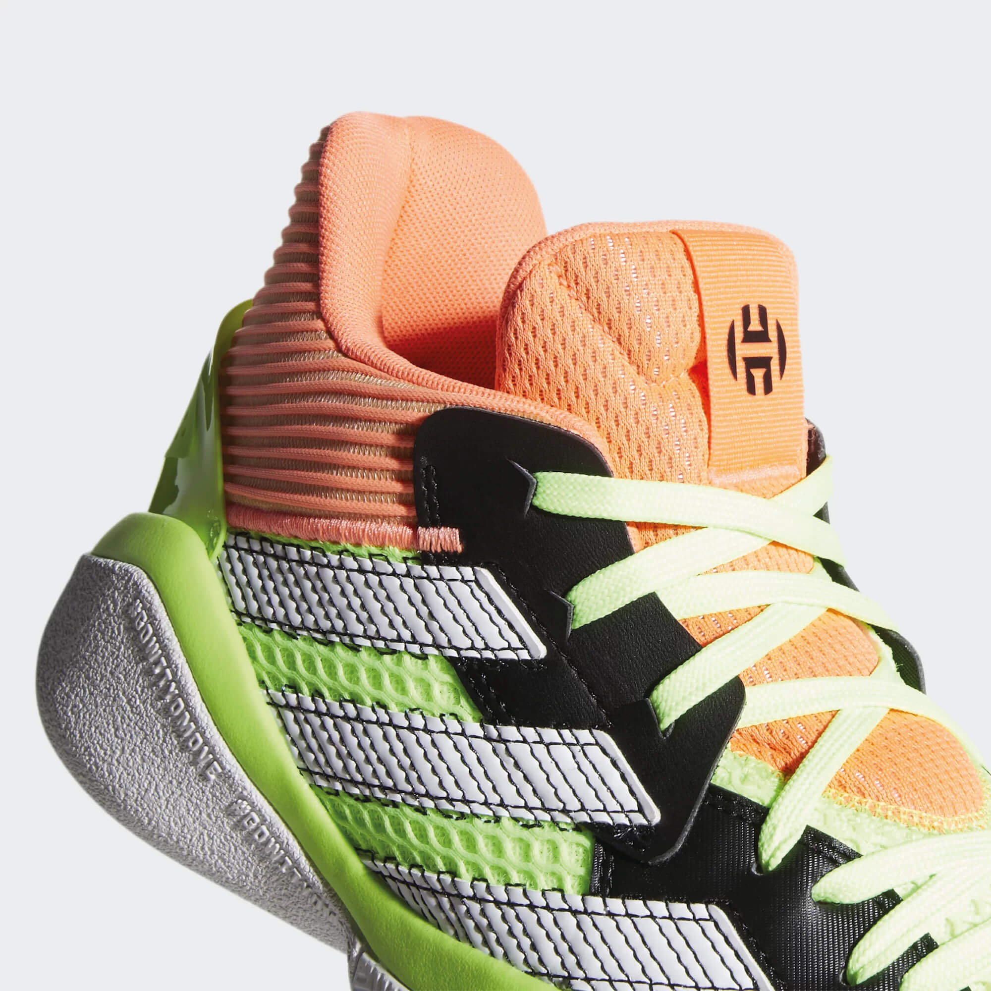 Adidas Júnior Harden Stepback - Preto Coral