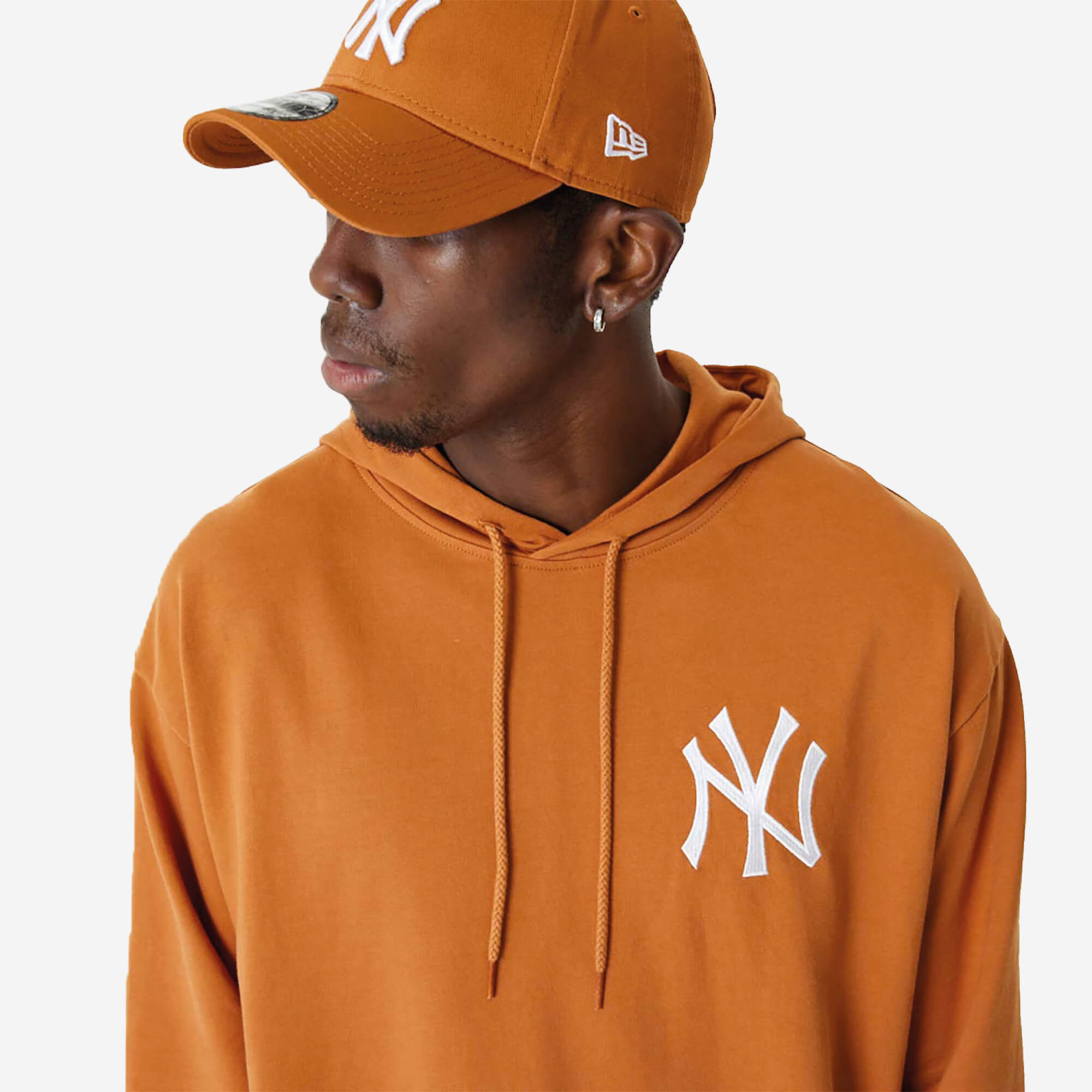 New Era Essentials NY Yankees Oversized Hoodie – Laranja