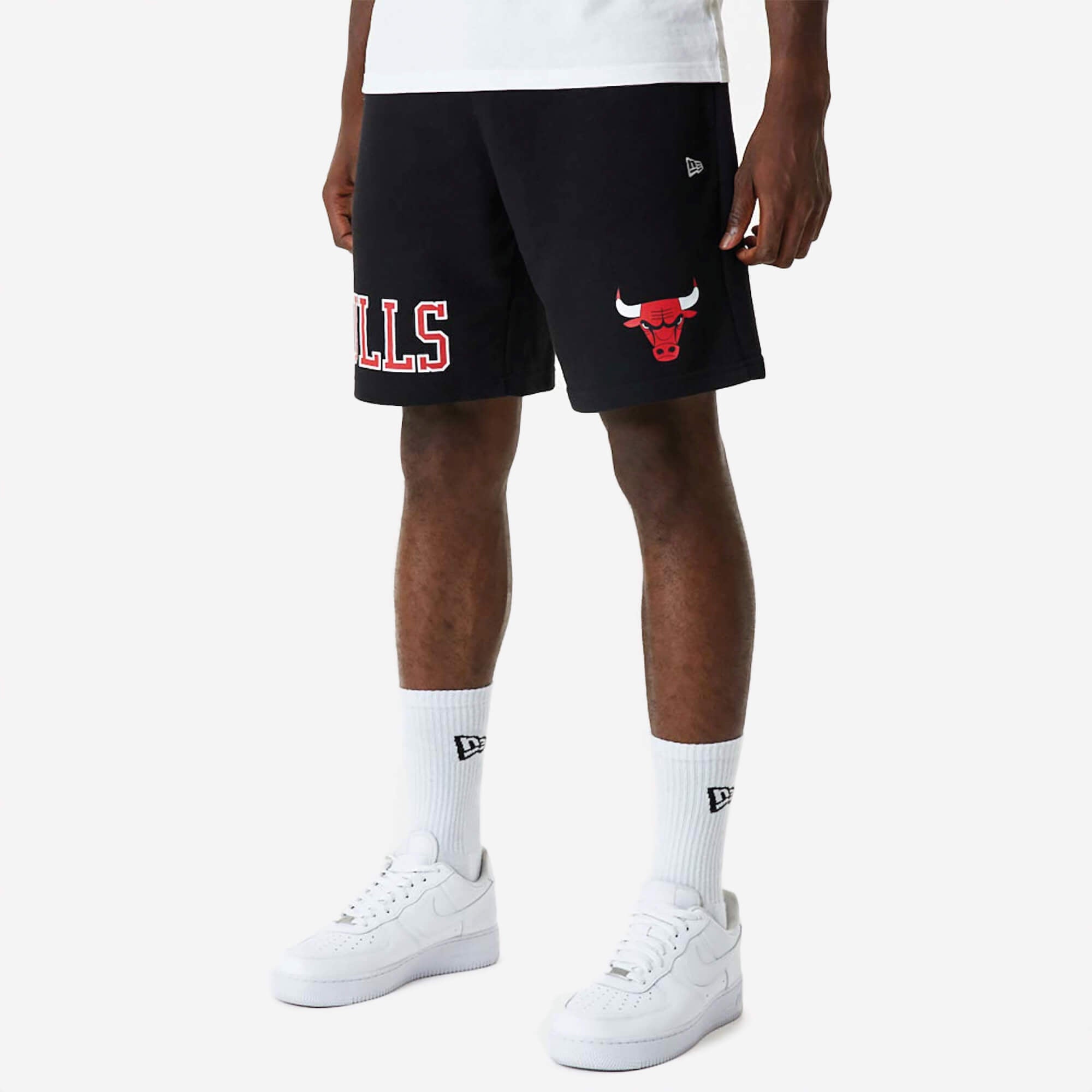 New Era NBA Chicago Bulls Logo Shorts – Preto
