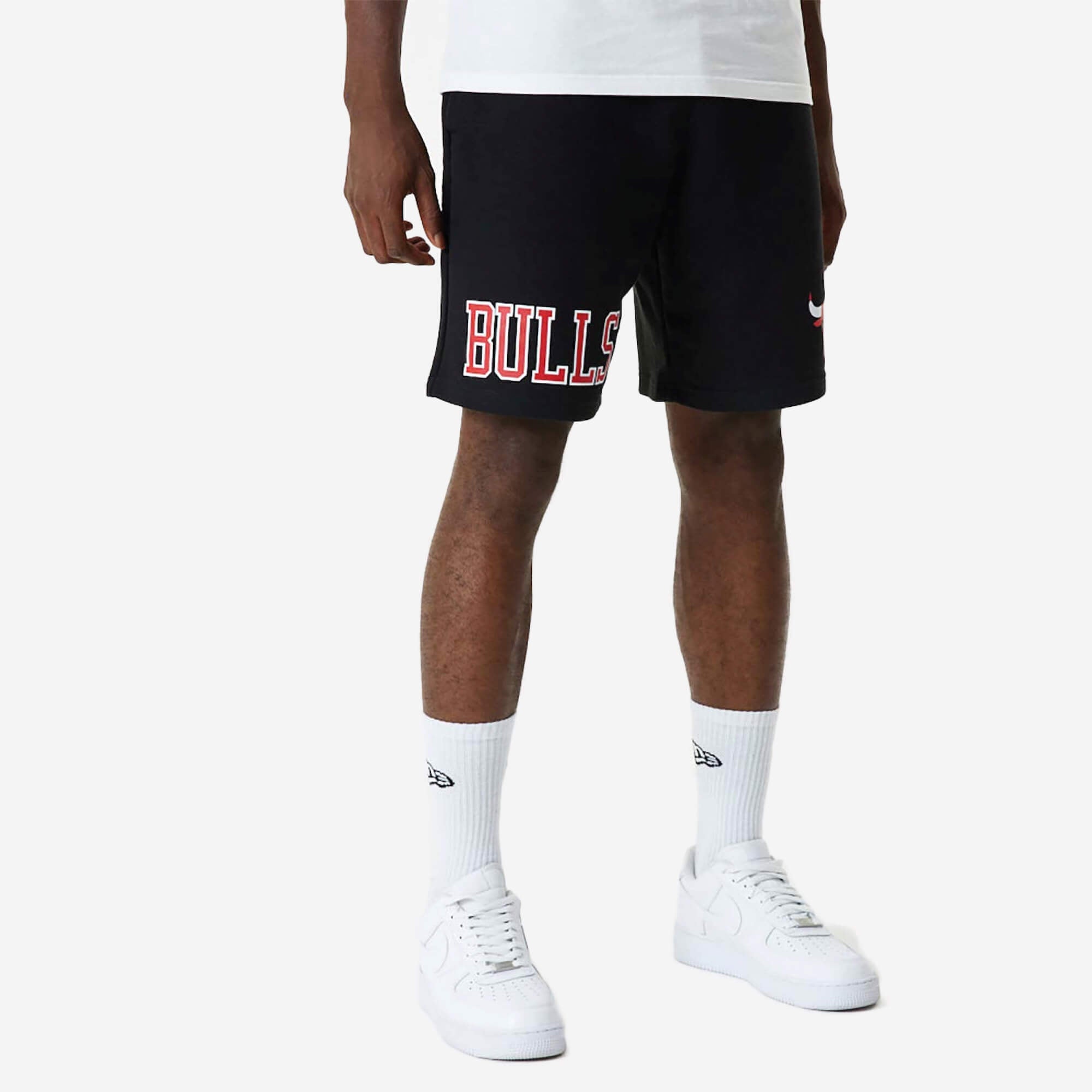New Era NBA Chicago Bulls Logo Shorts – Preto