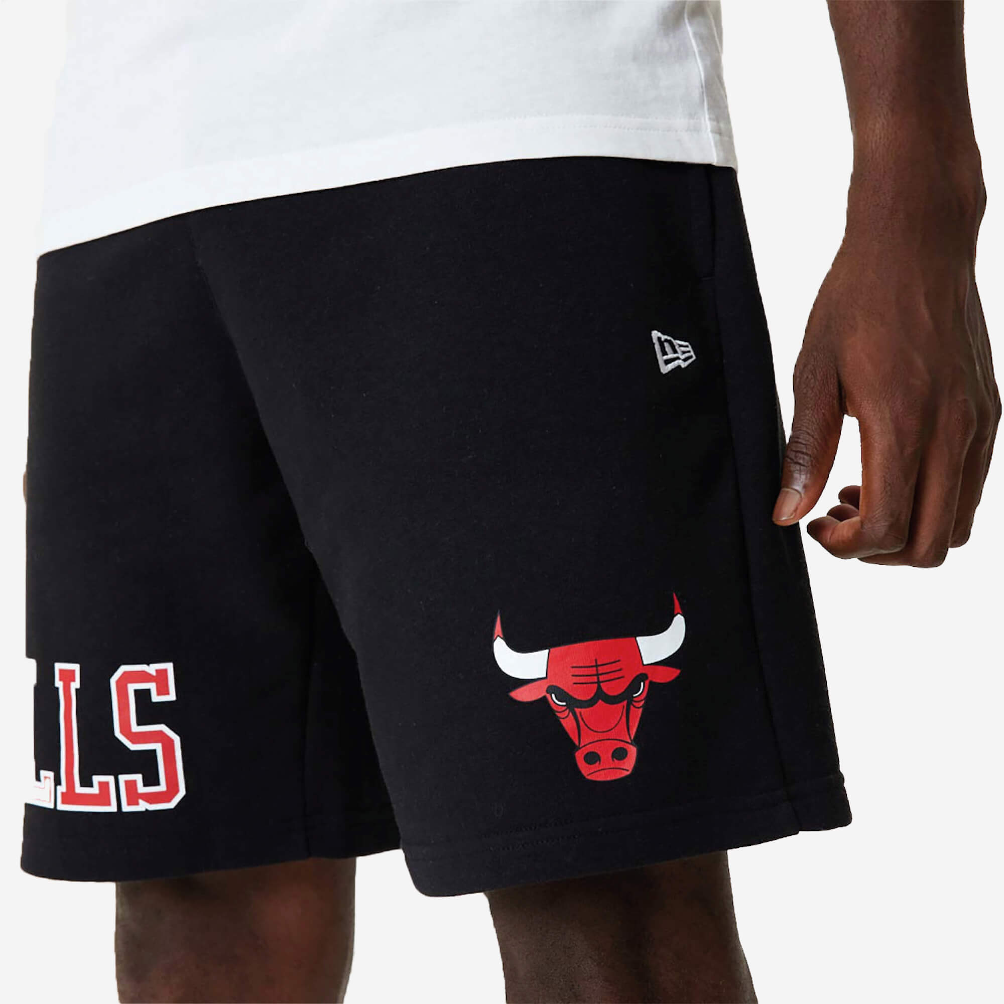 New Era NBA Chicago Bulls Logo Shorts – Preto