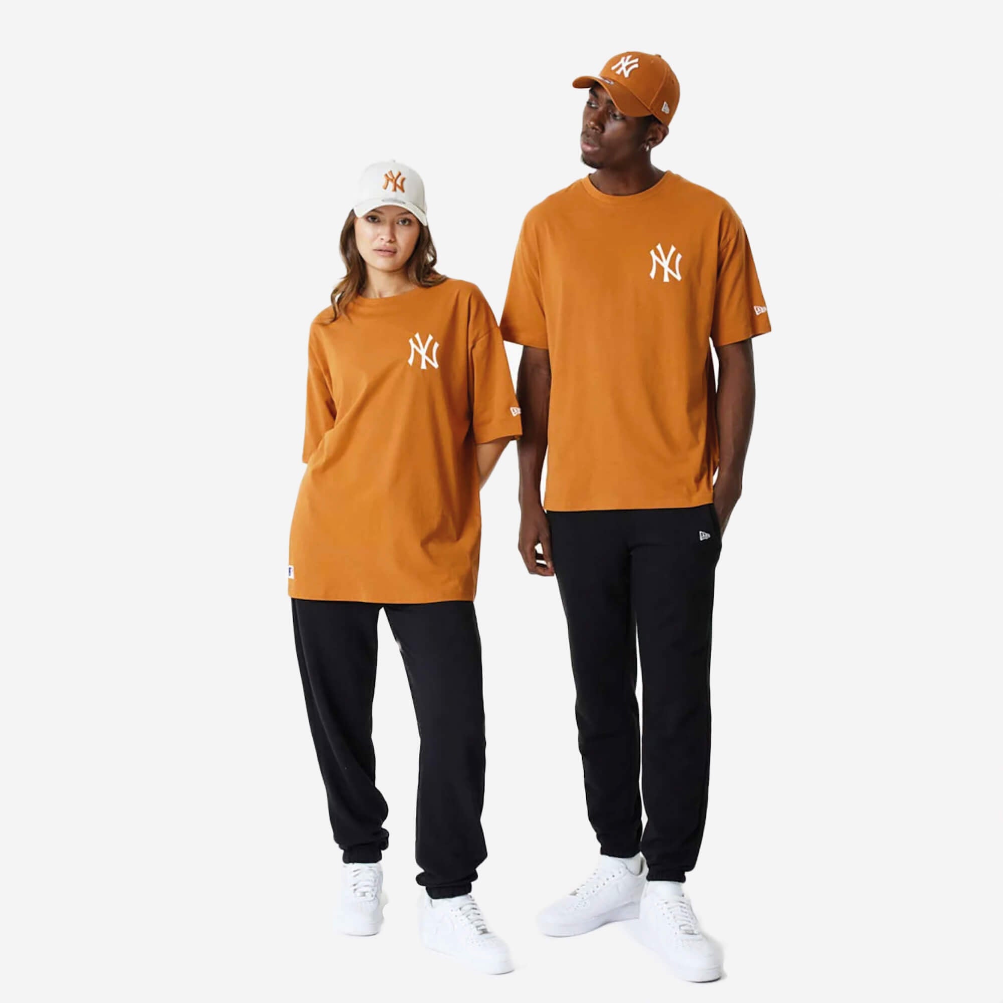 New Era NY Yankees Essential Oversized T-Shirt – Laranja