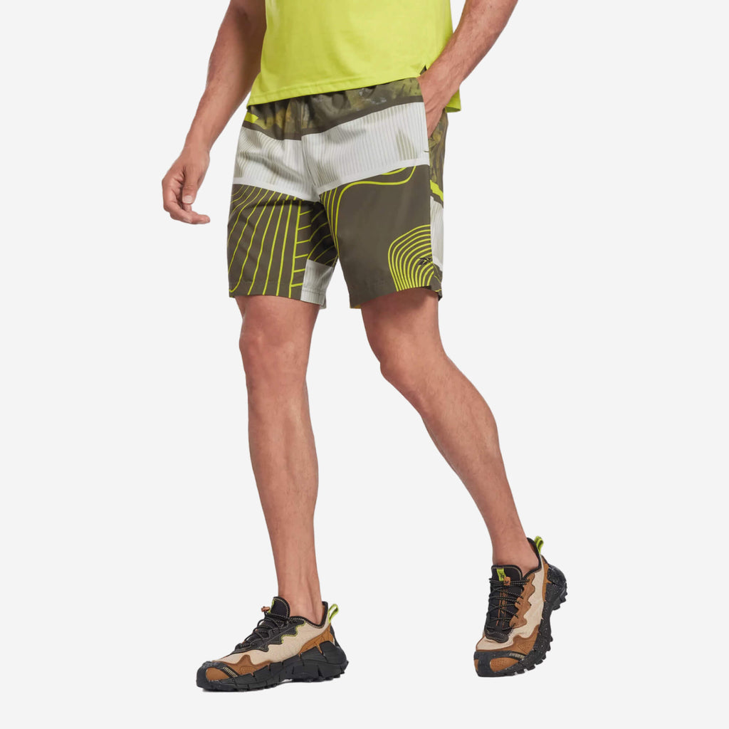 Reebok Calções Austin Allover Print – Verde