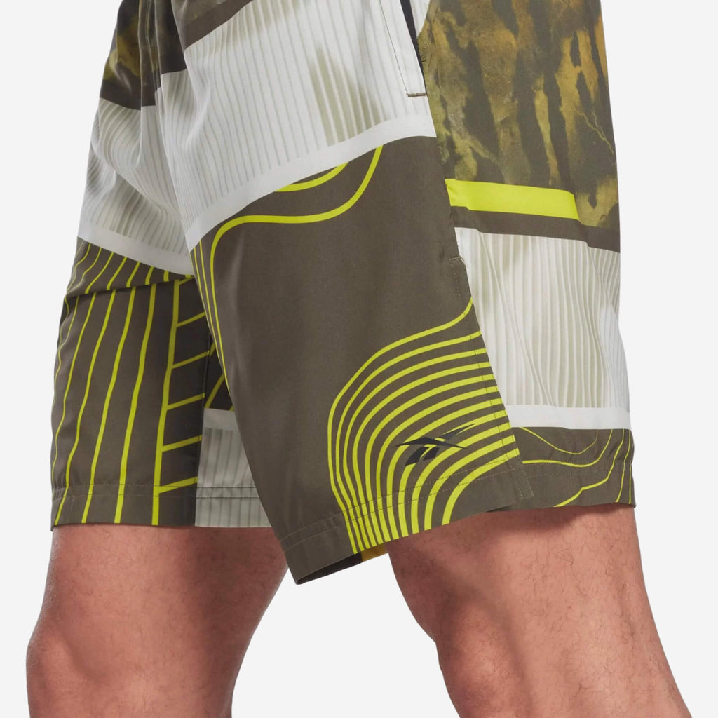 Reebok Calções Austin Allover Print – Verde