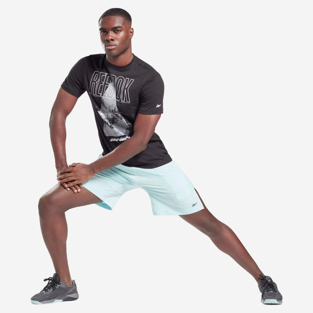 Reebok Calções Austin Solid - Azul Bebé