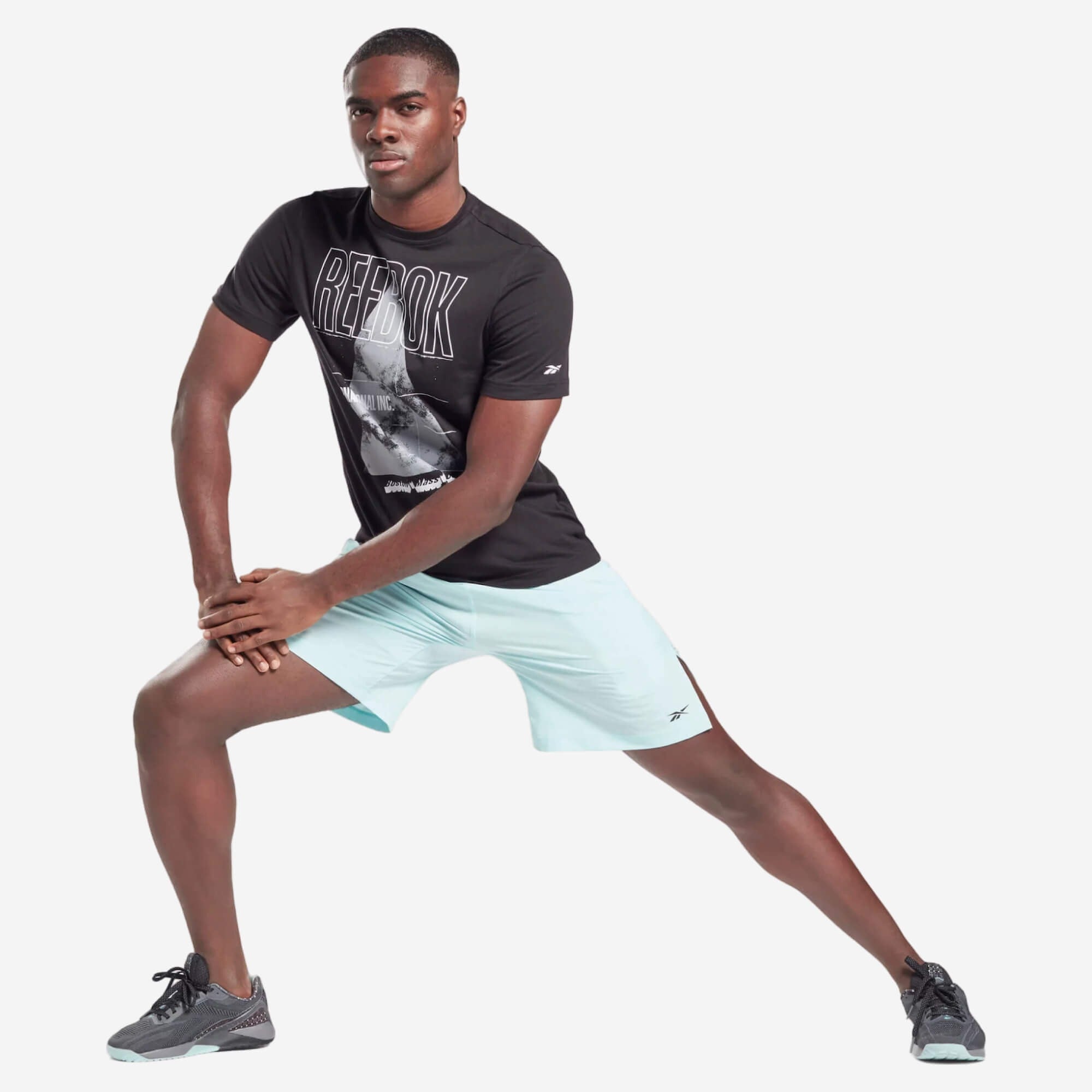 Reebok Calções Austin Solid - Azul Bebé