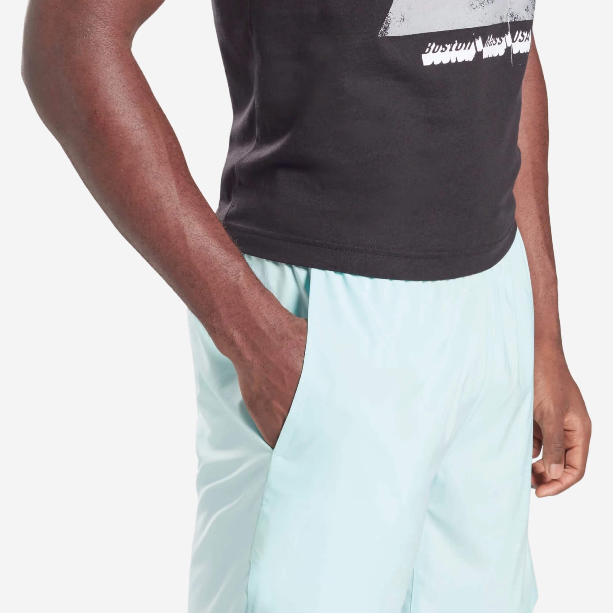 Reebok Calções Austin Solid - Azul Bebé