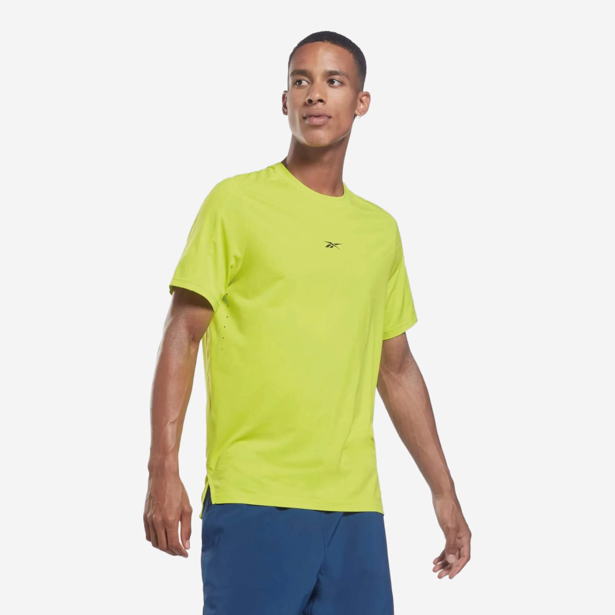 Reebok United by Fitness MoveSoft T-Shirt – Amarelo Neon