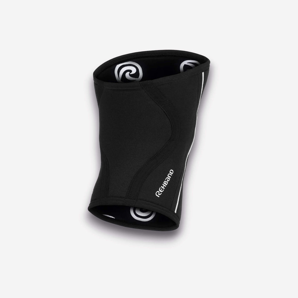 Rehband RX Knee Sleeve 3mm - Preto & Branco