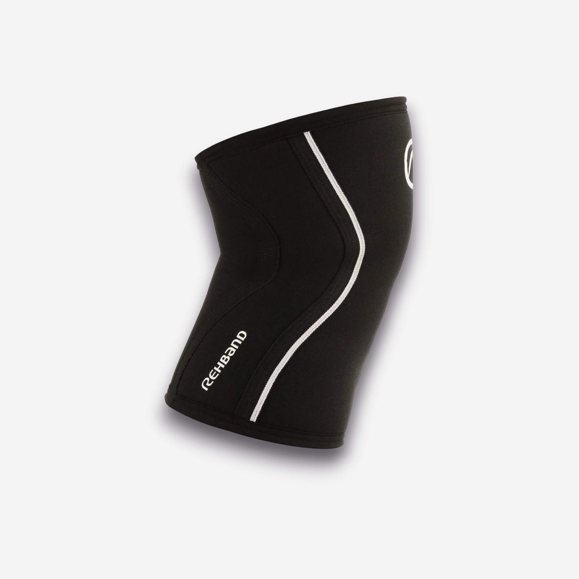 Rehband RX Knee Sleeve 3mm - Preto & Branco