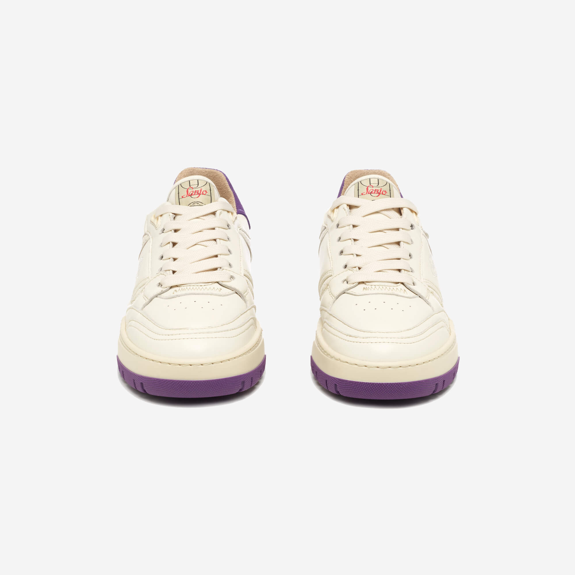 Sanjo BSK33 Low - Off White x Lilac