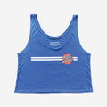 Savage Barbell Crop Top Royal Blue