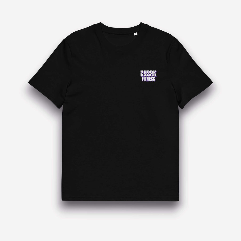 UNBRK Fitness T-shirt - 'Can't Stop me' - Preto & Branco