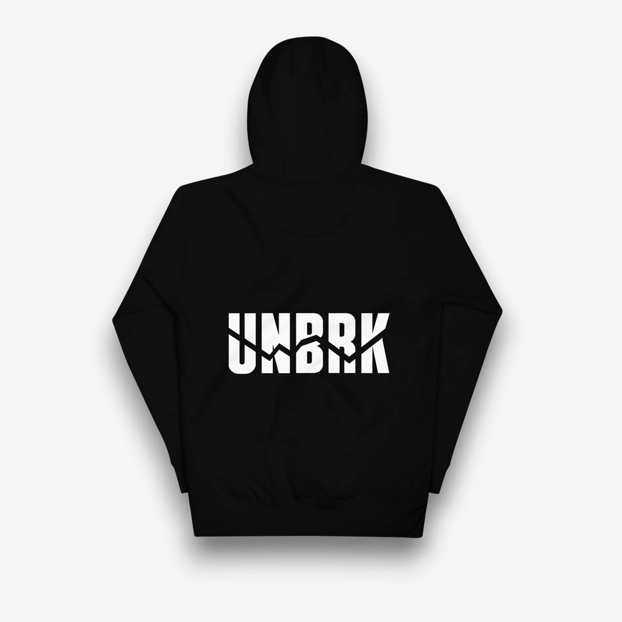 UNBRK Fitness Hoodie 'It's all about commitment' - Preto