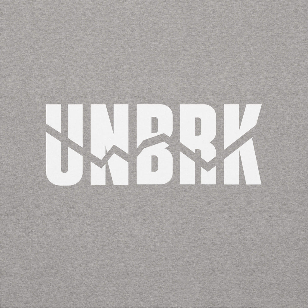 UNBRK Fitness Hoodie 'It's all about commitment' - Cinzento