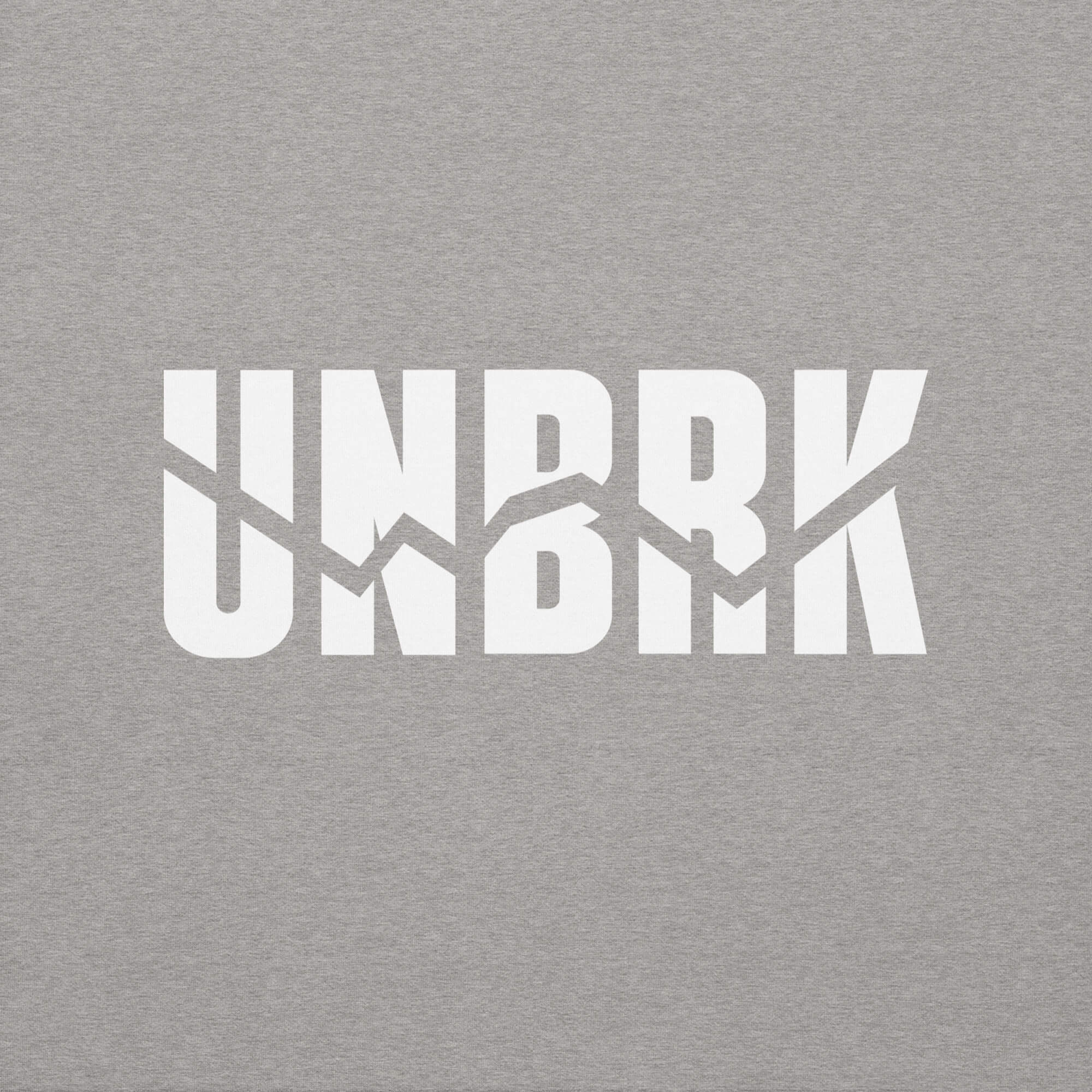 UNBRK Fitness Hoodie 'It's all about commitment' - Cinzento