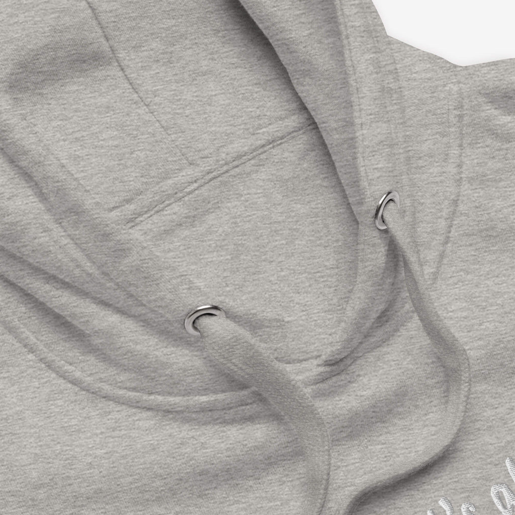 UNBRK Fitness Hoodie 'It's all about commitment' - Cinzento