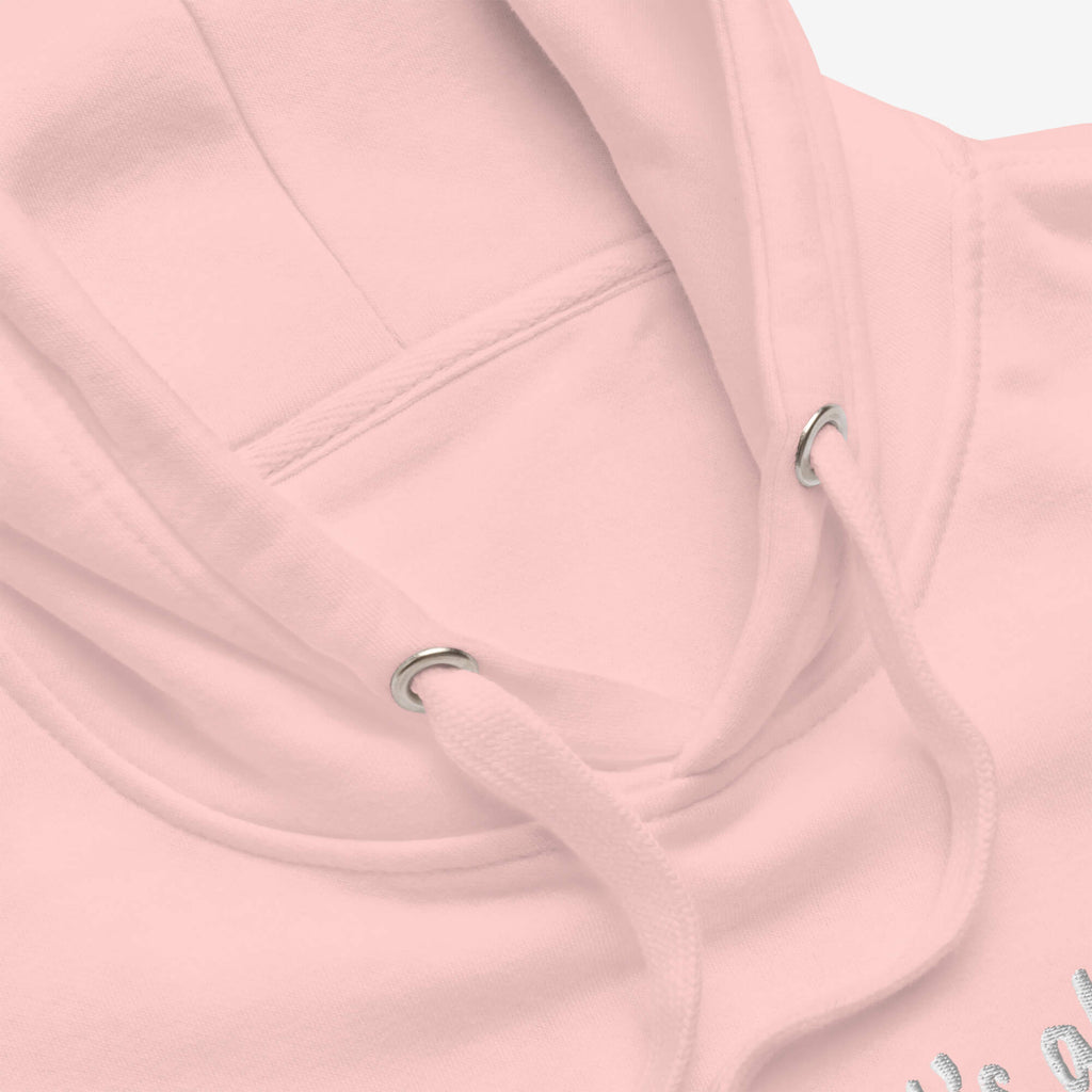 UNBRK Fitness Hoodie 'It's all about commitment' - Rosa