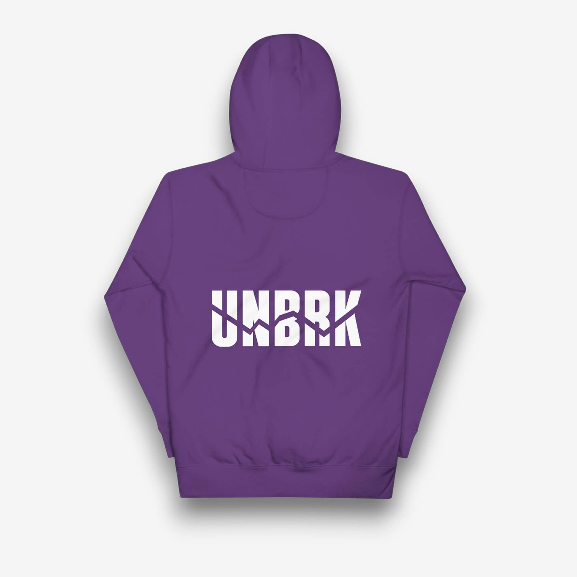 UNBRK Fitness Hoodie 'It's all about commitment' - Roxo