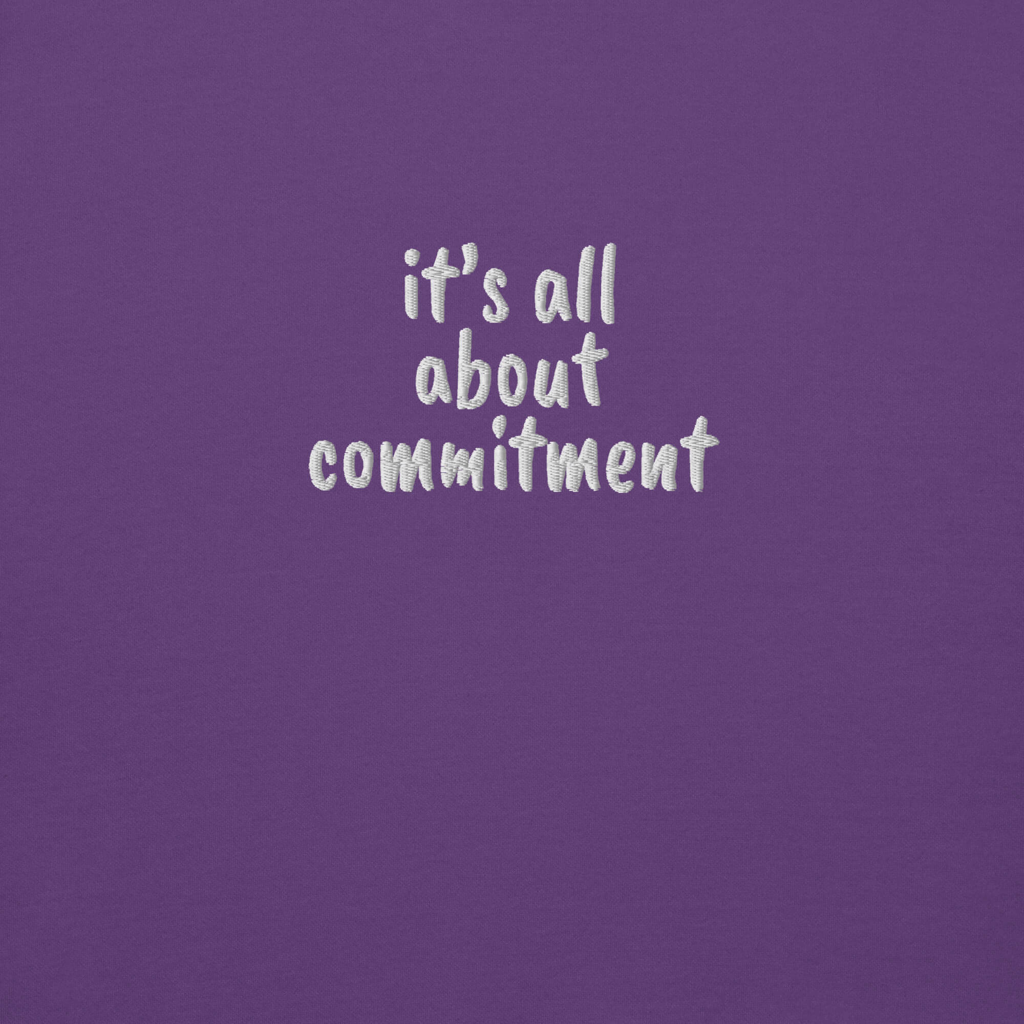 UNBRK Fitness Hoodie 'It's all about commitment' - Roxo