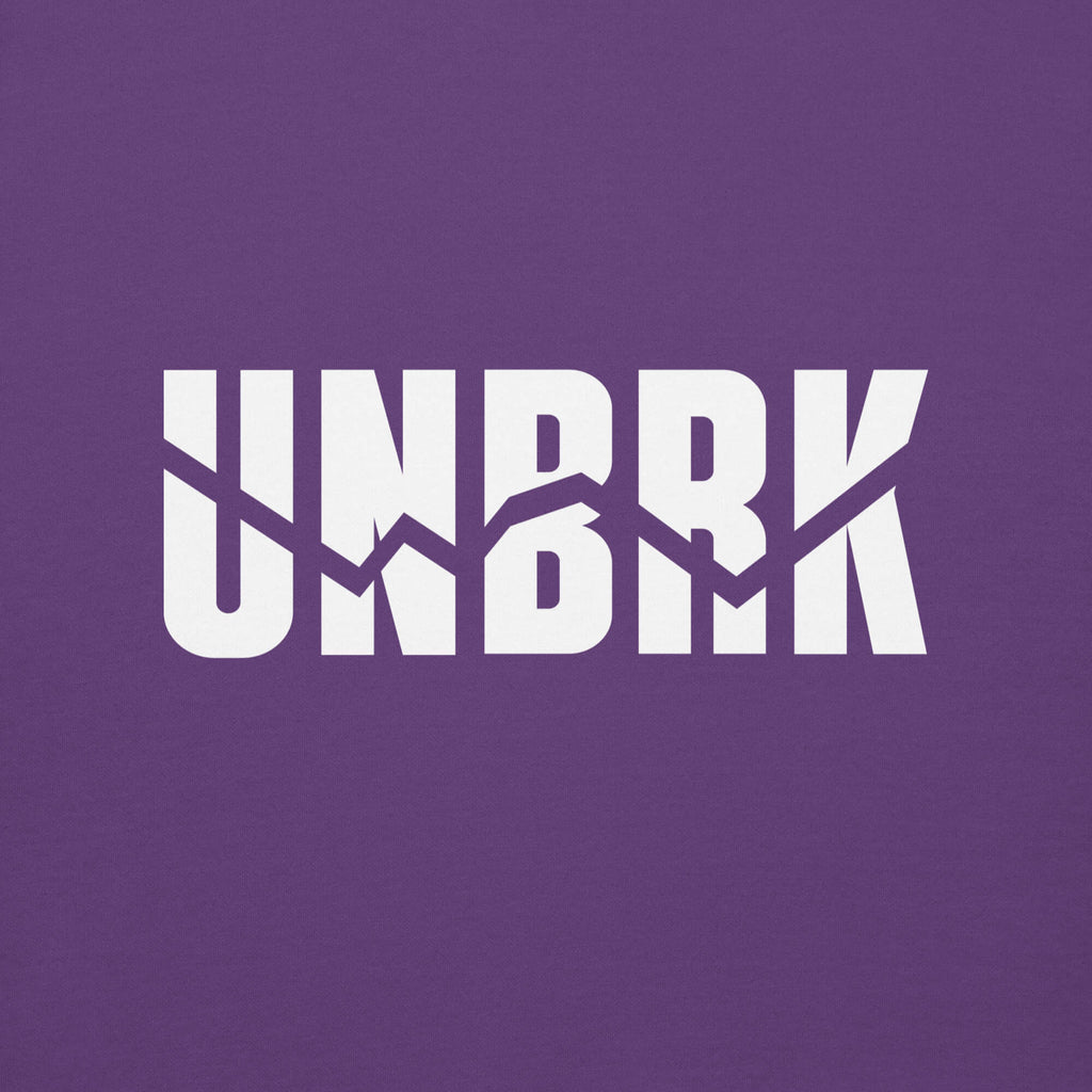 UNBRK Fitness Hoodie 'It's all about commitment' - Roxo
