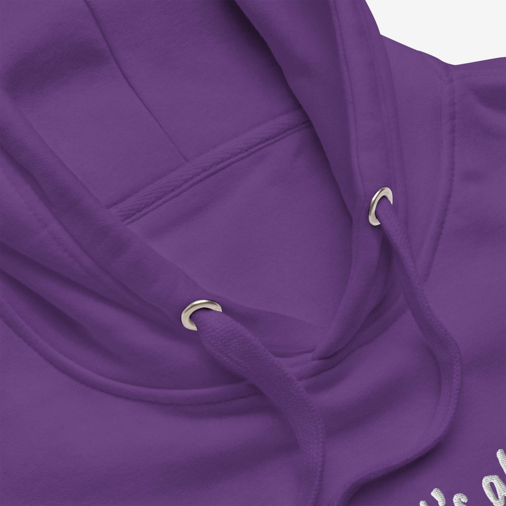 UNBRK Fitness Hoodie 'It's all about commitment' - Roxo