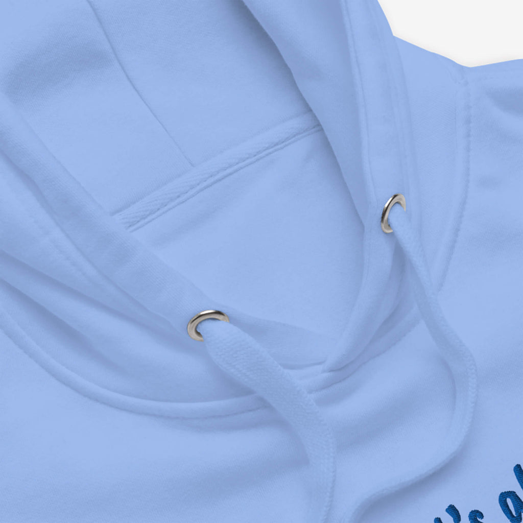 UNBRK Fitness Hoodie 'It's all about commitment' - Azul UNC