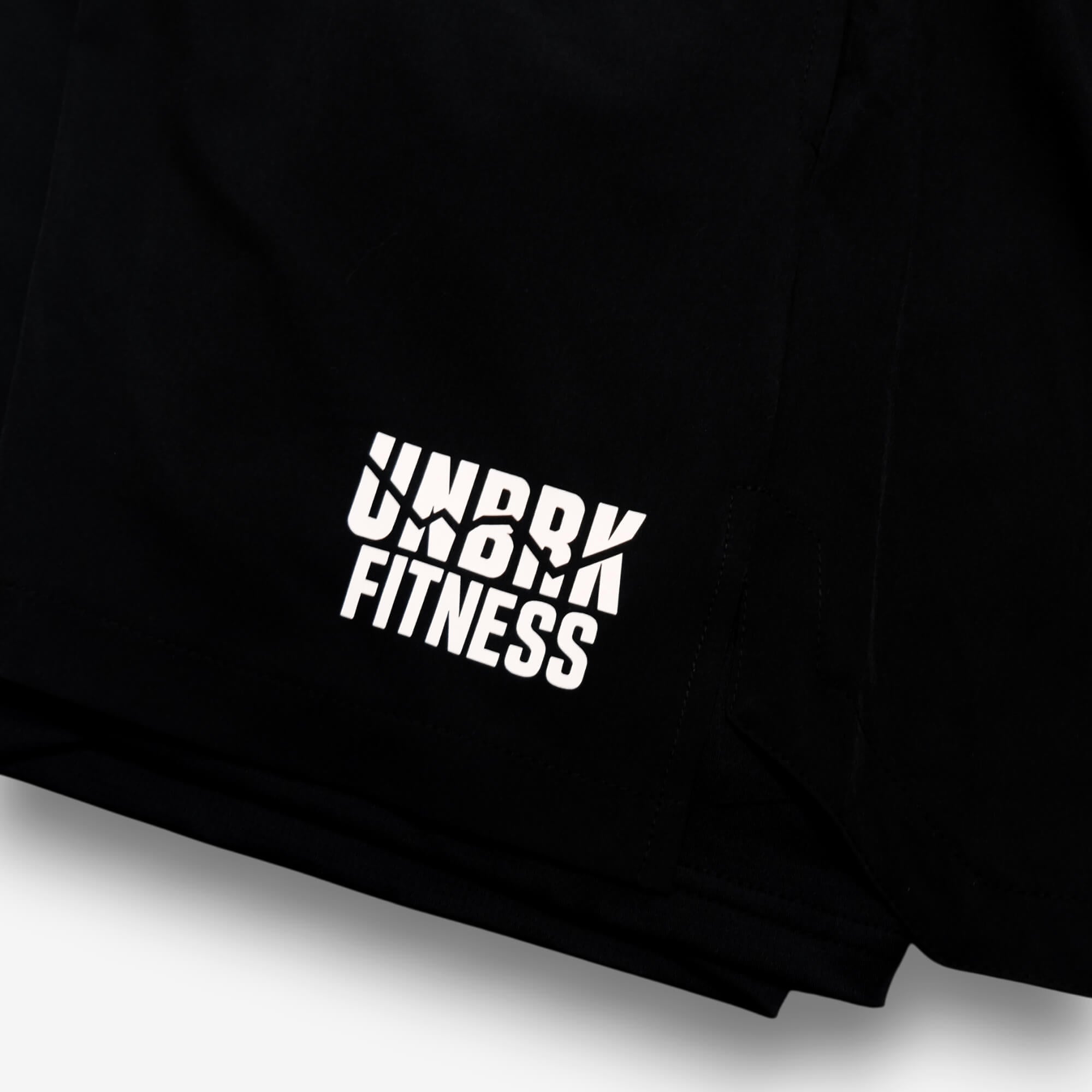 UNBRK Fitness Calções 2-1 - Preto