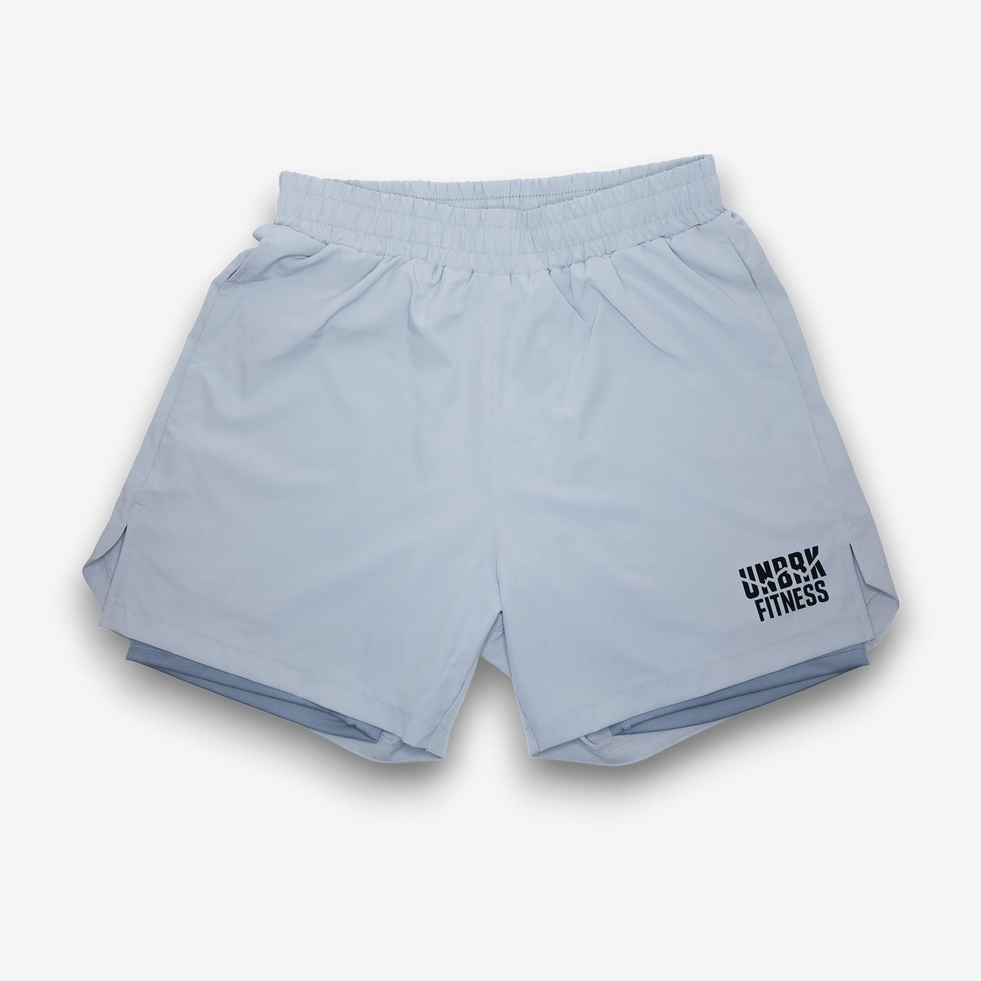 UNBRK Fitness Calções 2-1 - 'Smoke Grey'