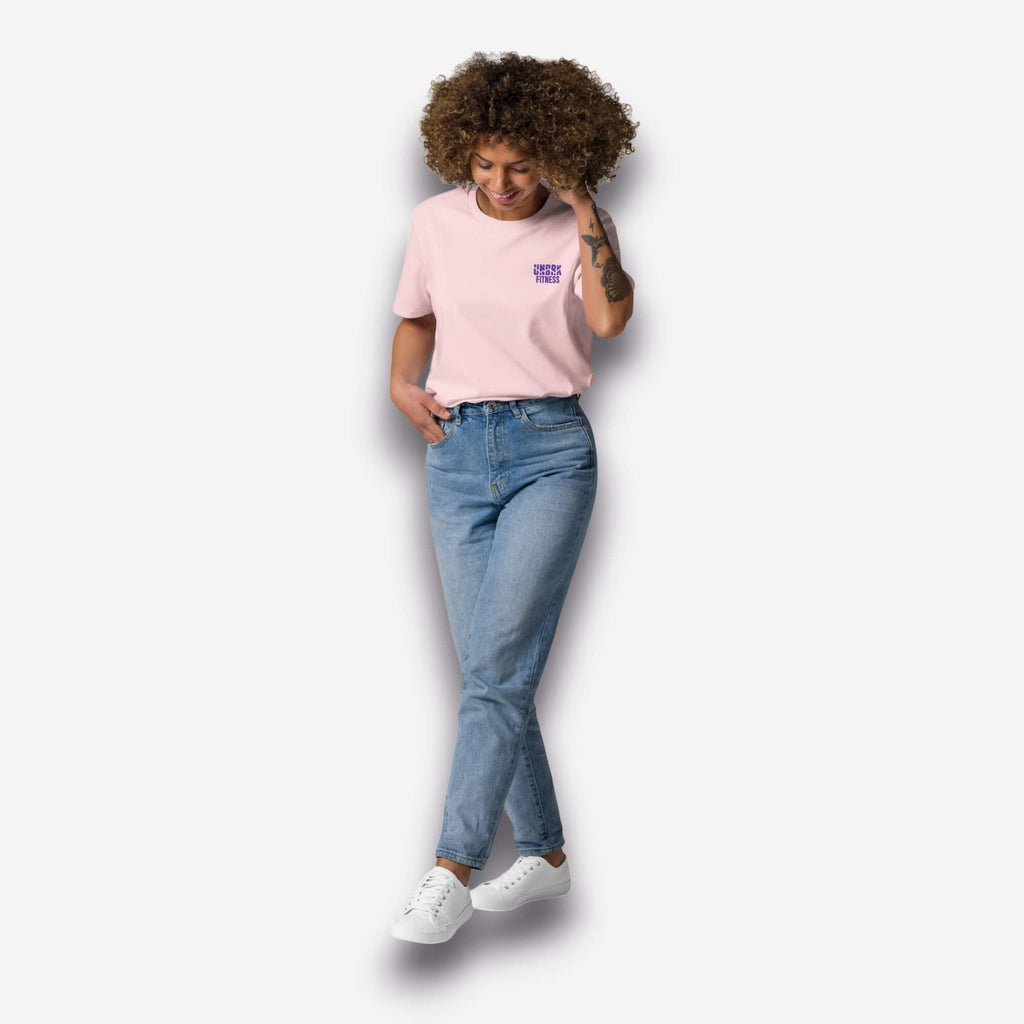 UNBRK Fitness T-shirt - 'Can't Stop me' - Rosa