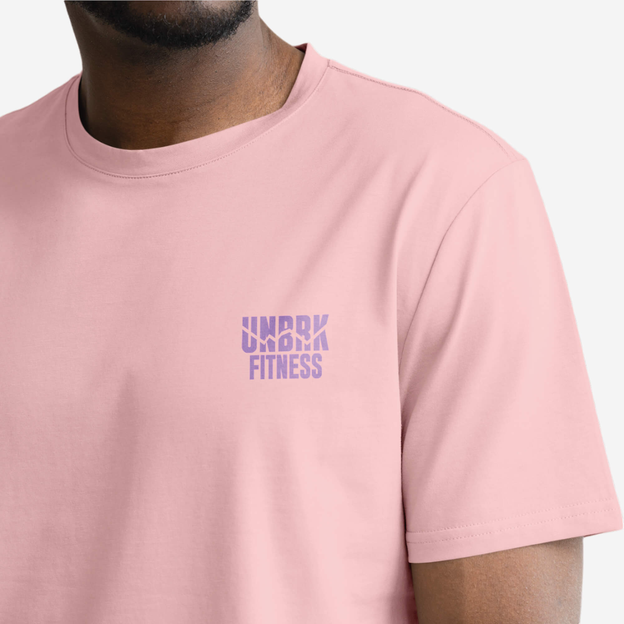 UNBRK Fitness T-shirt - 'Can't Stop me' - Rosa
