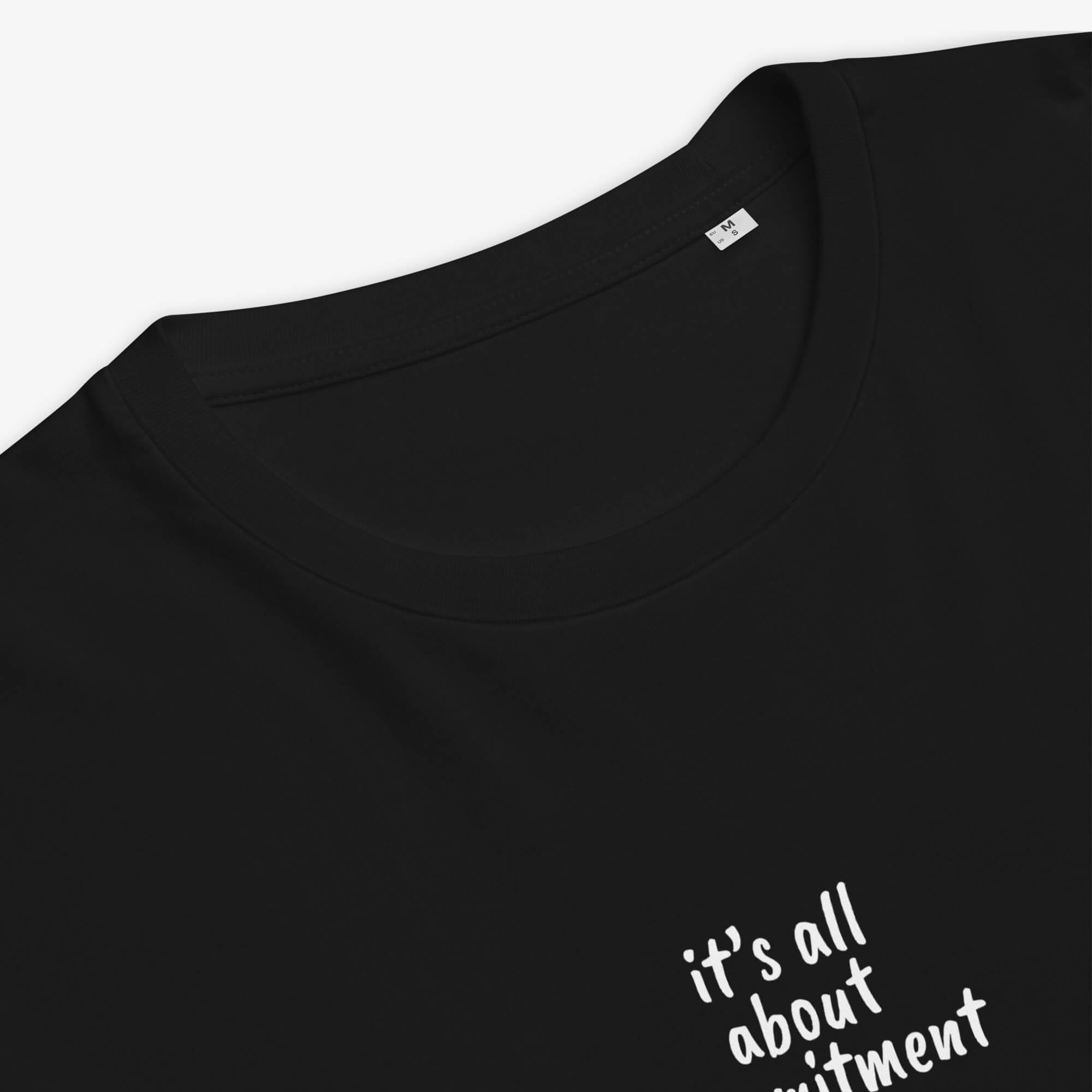 UNBRK Fitness T-shirt 'It's All About Commitment' - Preto
