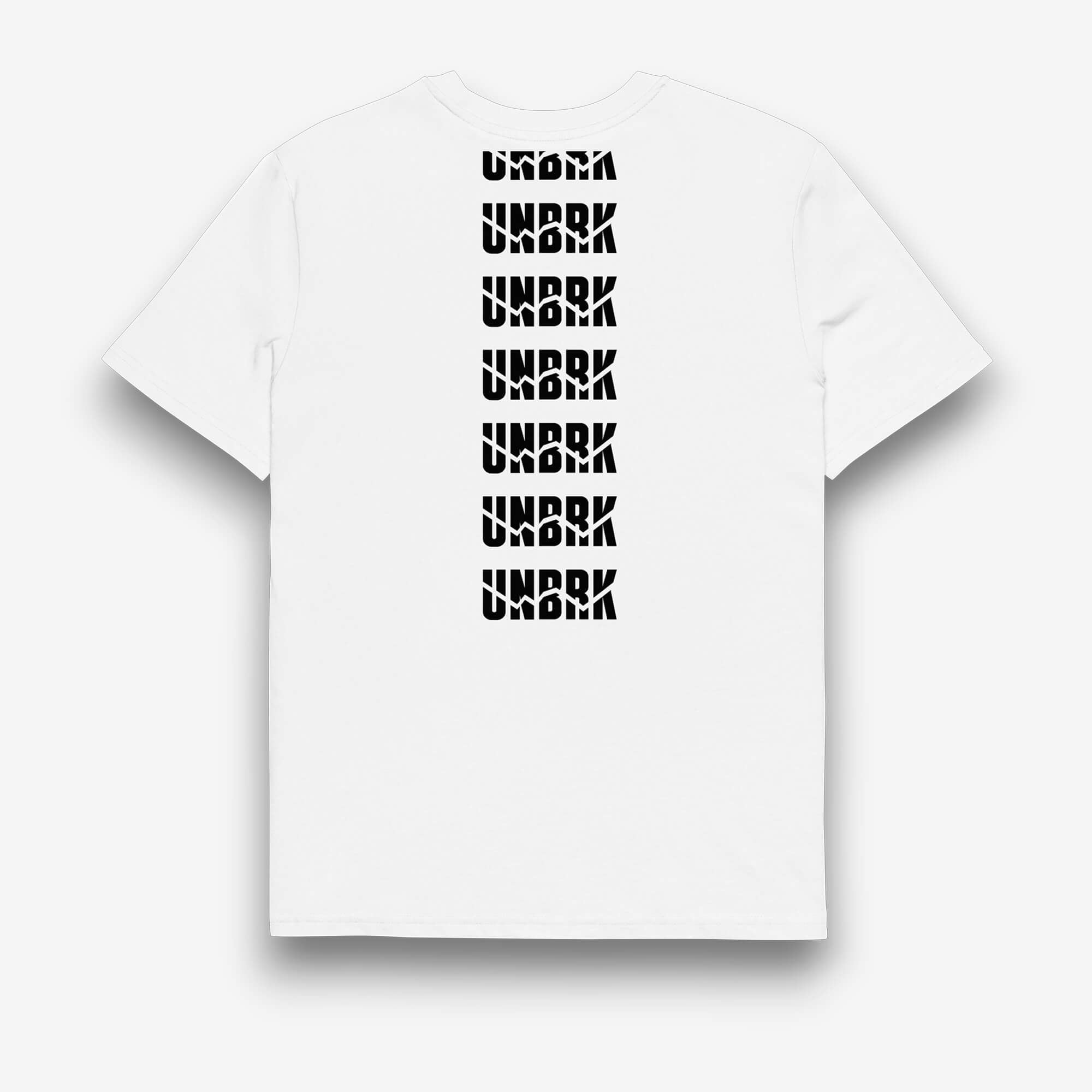 UNBRK Fitness T-shirt 'It's All About Commitment' - Branco