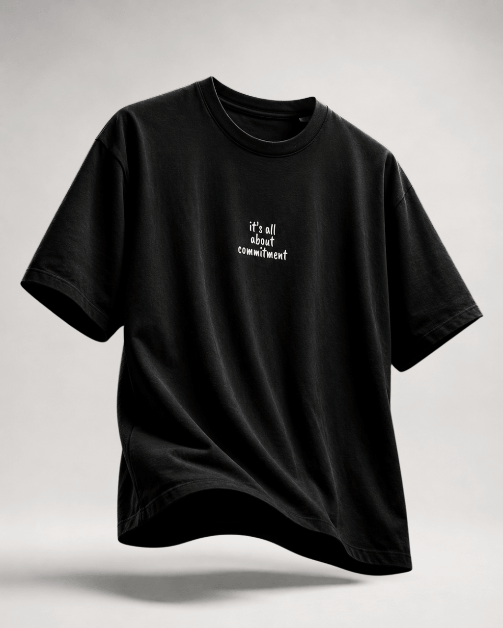 UNBRK Shirt 'it's all about commitment' 2pack - White & Black