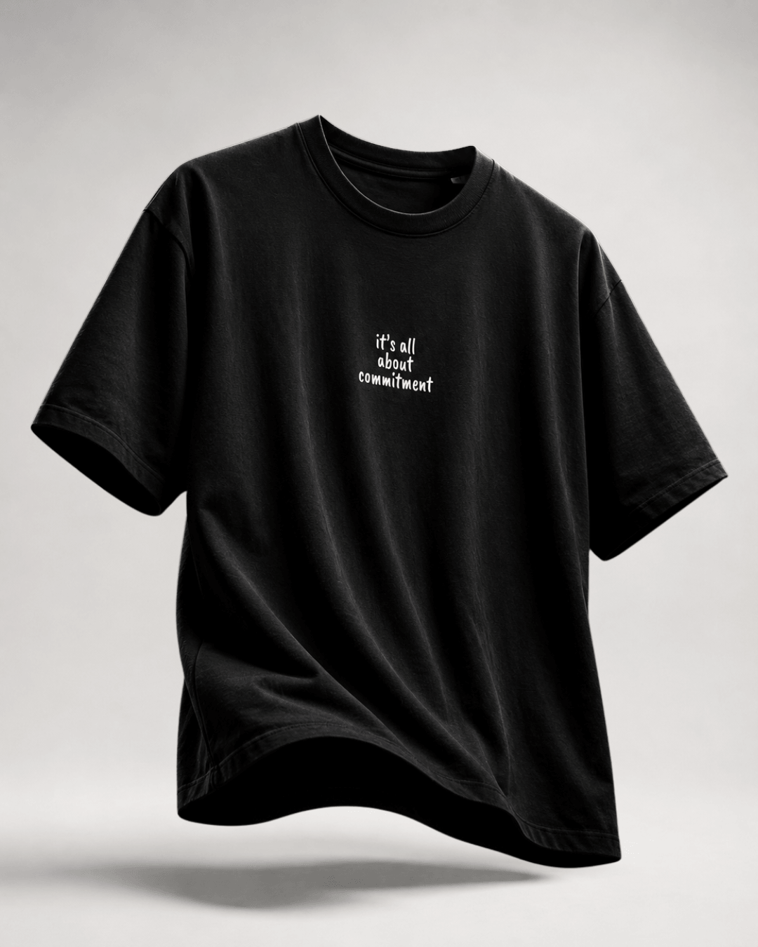 UNBRK Shirt 'it's all about commitment' 2pack - White & Black
