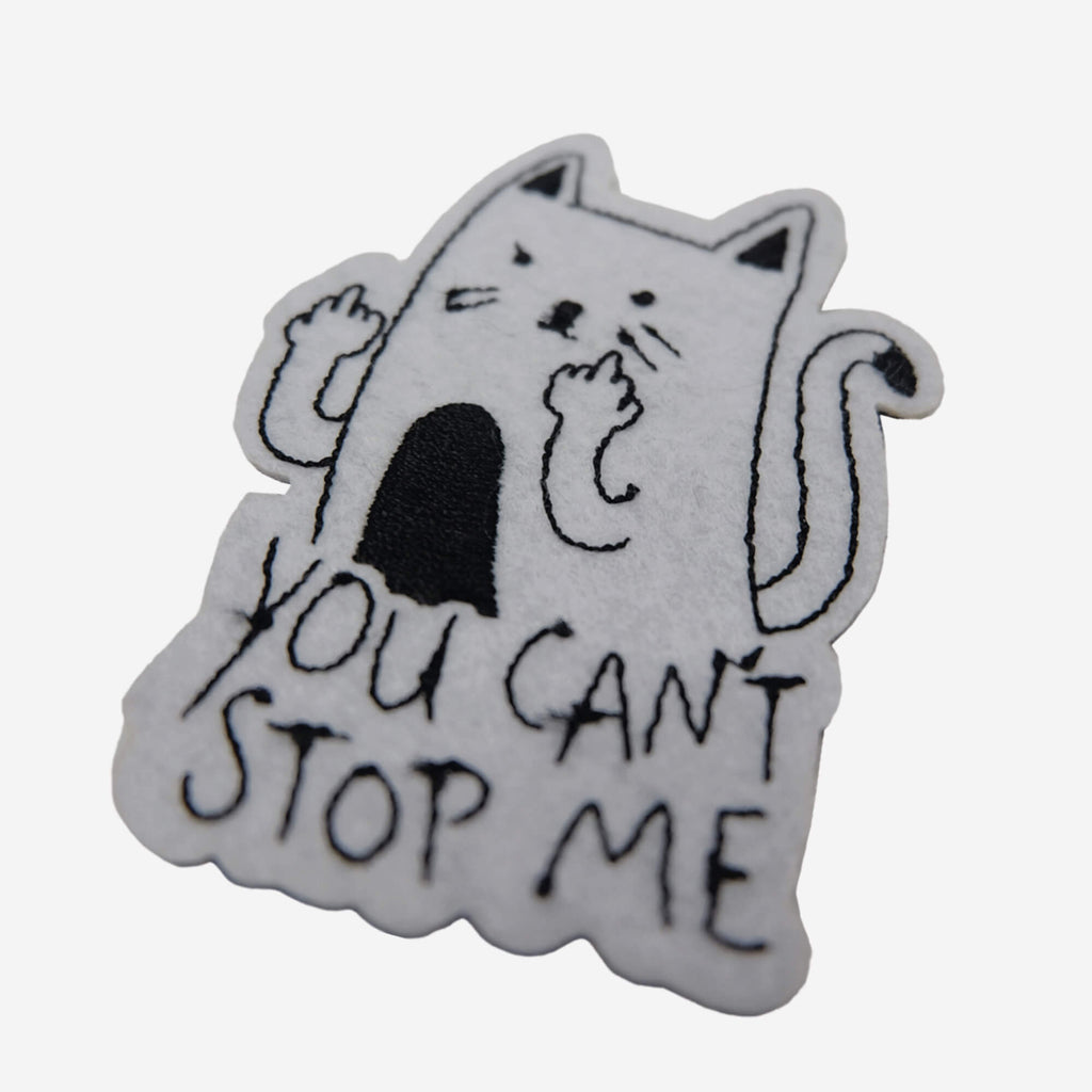 Patch You Can't Stop me Cat