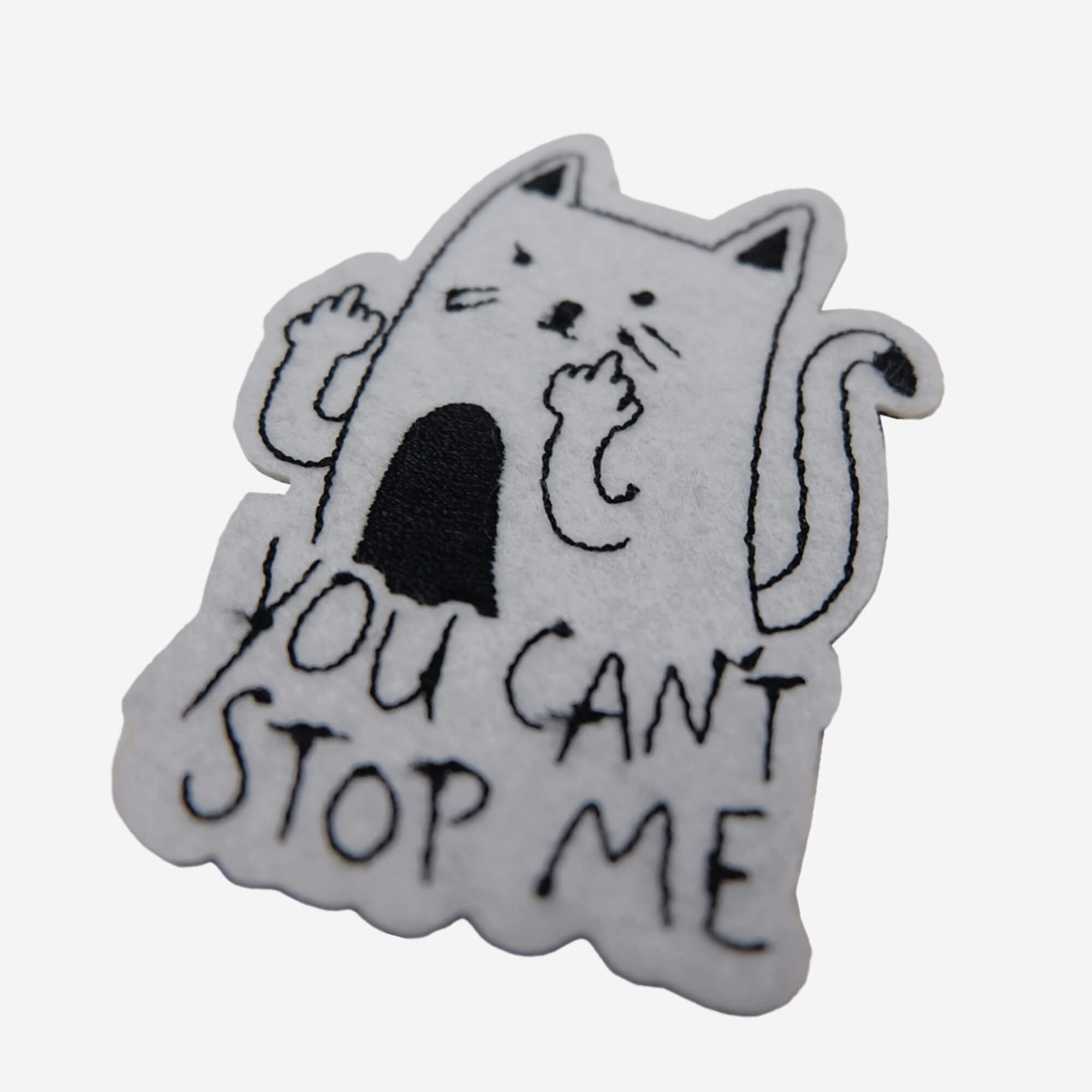 Patch You Can't Stop me Cat