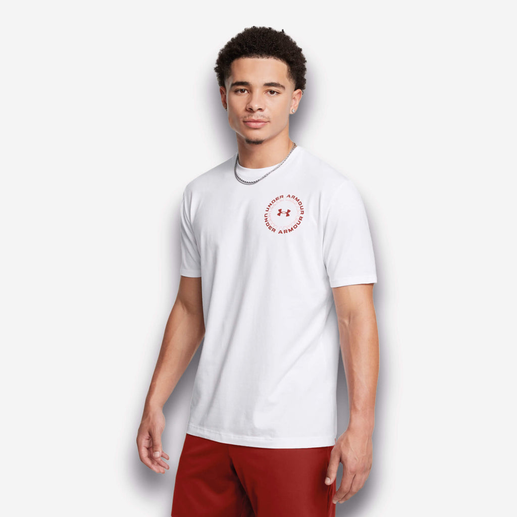 Under Armour Radial Wordmark T-Shirt – Branco