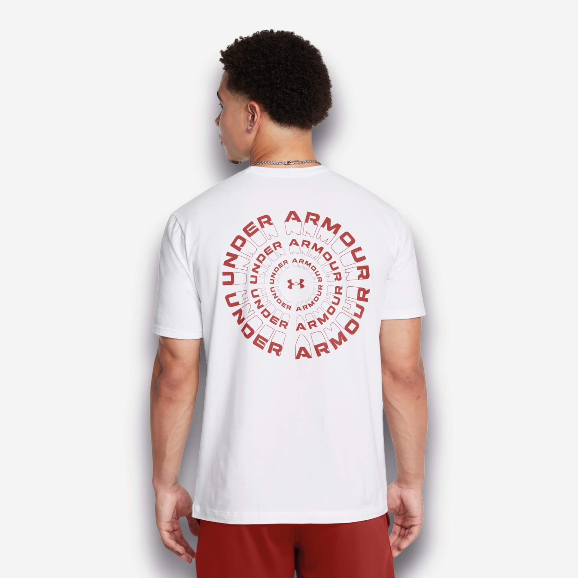 Under Armour Radial Wordmark T-Shirt – Branco